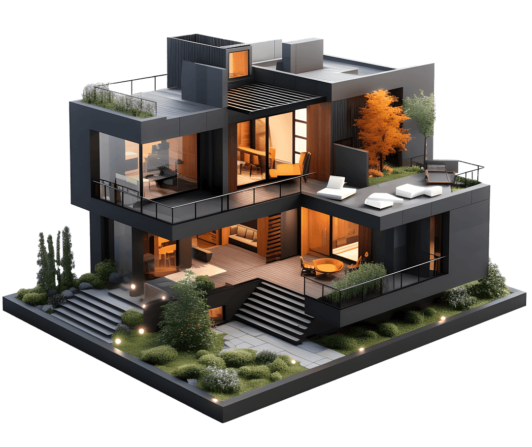 Imóvel moderno em destaque